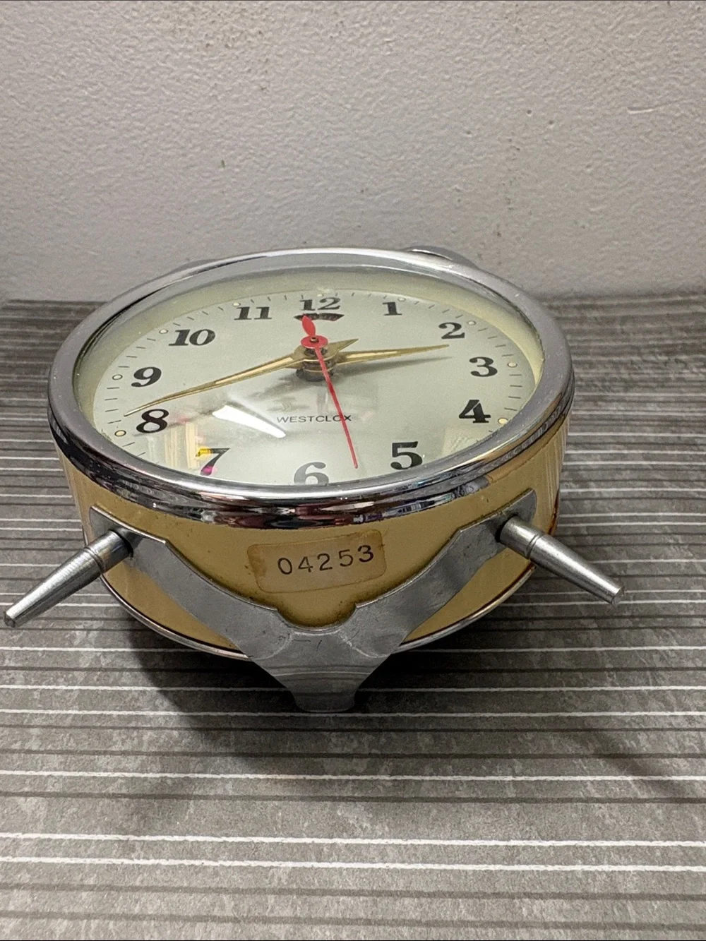 Westclox Classic Silver Twin Bell Alarm Clock